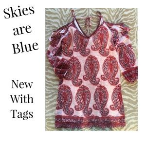 Skies are Blue cold shoulder dress